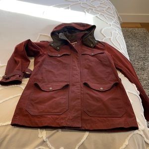 Filson Women’s waxed raincoat